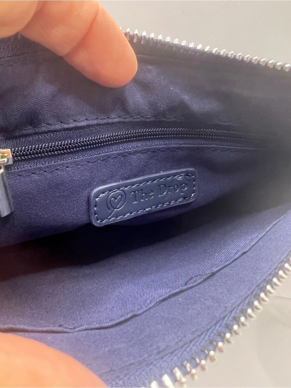 Denim Chain-Handle Shoulder Bag-NWT